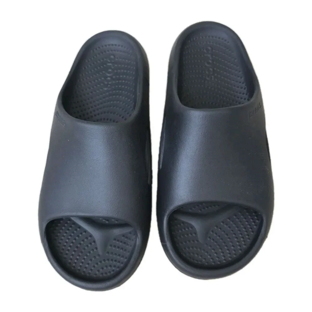 Crocs Mellow Recovery Slide Sandals Black Black Womens Size 11  Men’s Size 9